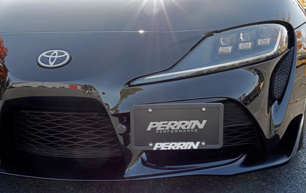 Perrin Performance License Plate Relocate Toyota Supra 2020-2021