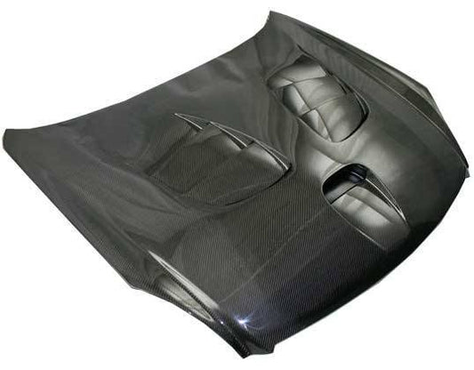 Carbon Fiber Hood Fuzion Style for Infiniti G35 2DR 03-07