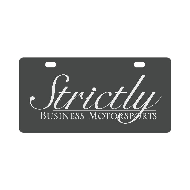Strictly Business License Plate