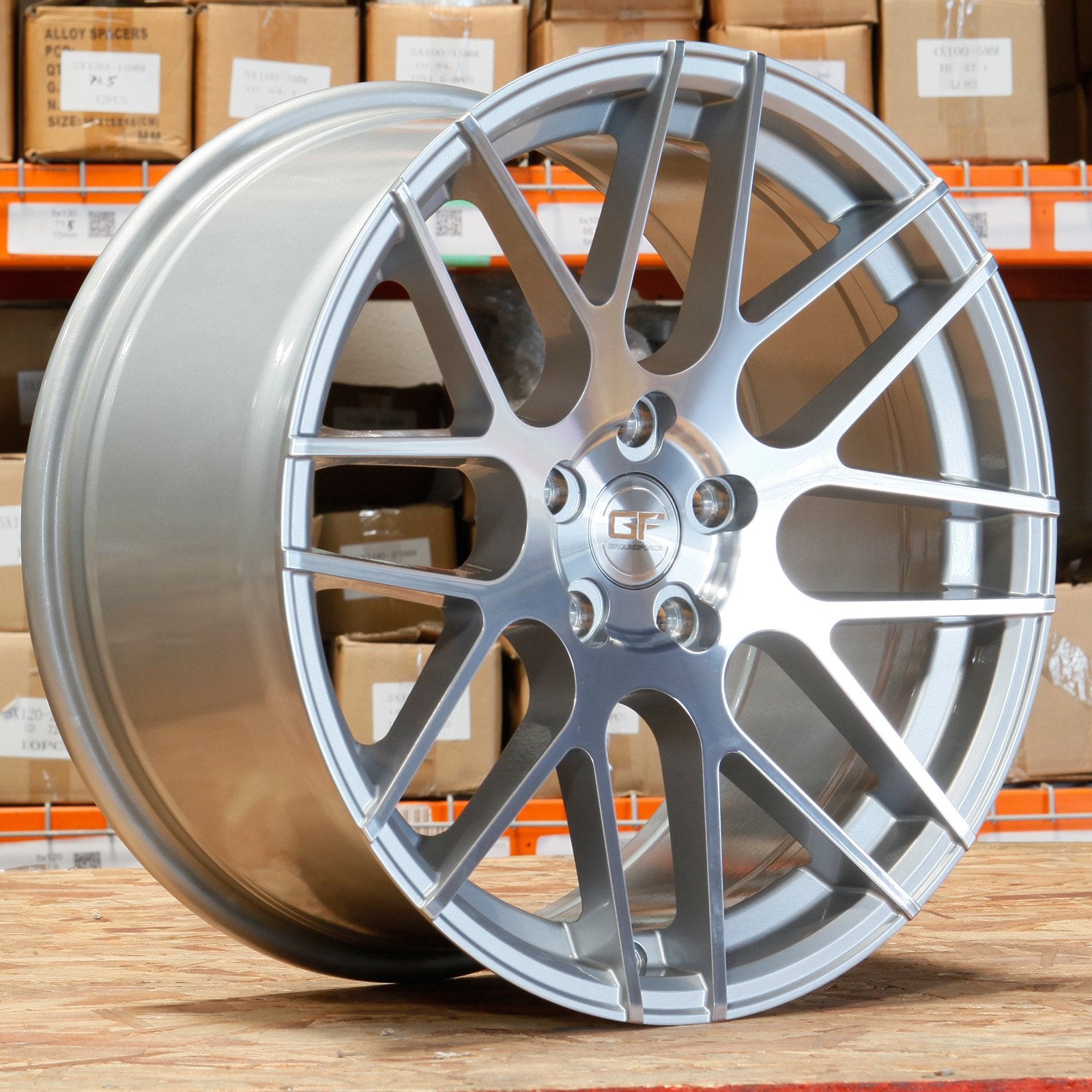 MRR Wheels GF7 Silver - 18x9 - 1 Single Piece / 5x100 / 40