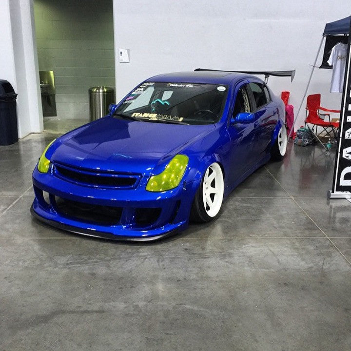 03-04 Infiniti G35 Sedan GT3 Front Bumper fiberglass lip