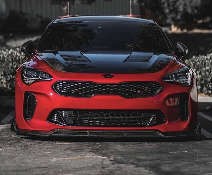 SBGT Kia Stinger Carbon Fiber Front Splitter    Shipping included