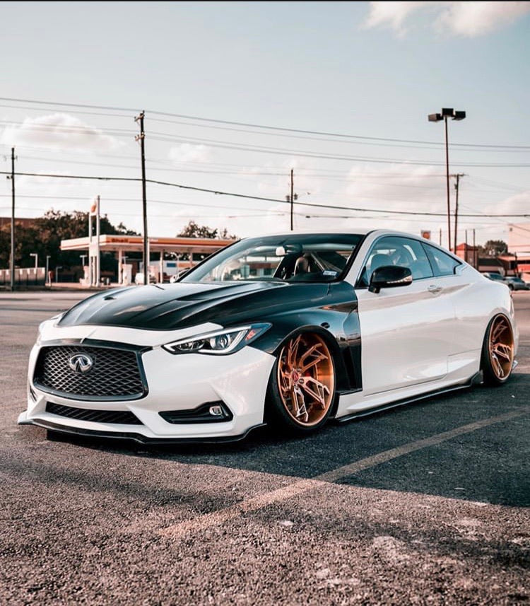 2017+ Q60 Coupe SBGT CF Fenders Pair Strictly Business Motorsports LLC