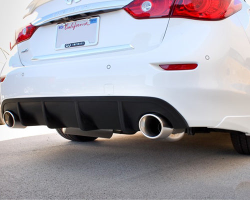STILLEN Rear Diffuser Matte Black Infiniti Q50 14-15