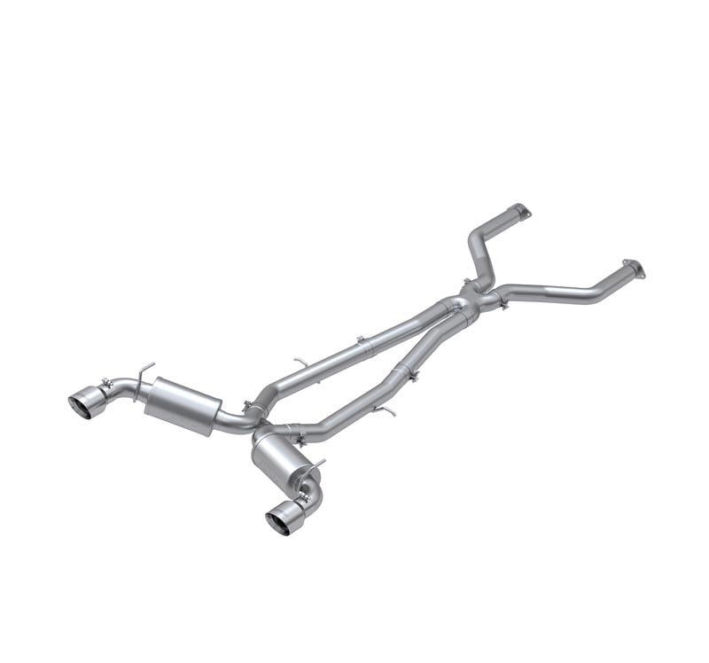 MBRP 3 Inch Cat Back Exhaust System Dual Rear For 17-21 Infiniti Q60 3.0L RWD/AWD T304 Stainless Steel