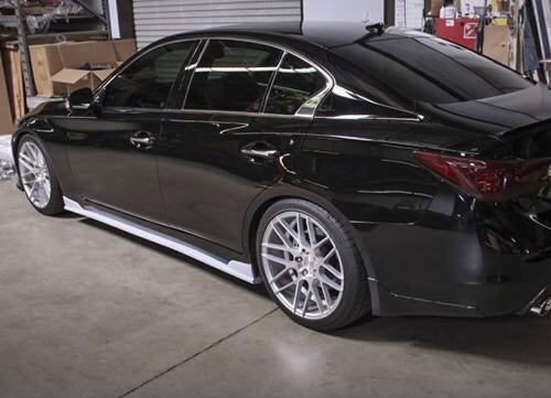 STILLEN Side Skirts Matte Black Infiniti Q50 14-15