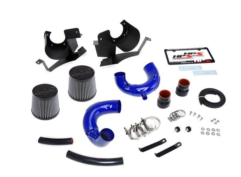 HPS Performance Cold Air Intake Kit 18-19 Kia Stinger 3.3L V6 Twin Turbo, Includes Heat Shield, Black