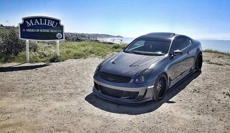 SBGT 03-07 Infiniti G35 2Dr Carbon Fiber Hood