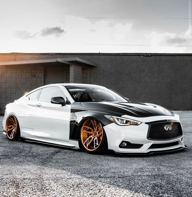 2017+ Q60 Coupe SBGT CF Fenders Pair Strictly Business Motorsports LLC