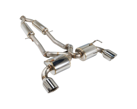 Remark V2 Y-Back Exhaust with Center-Pipe and Stainless Steel Tip Nissan 370Z 2009-2020