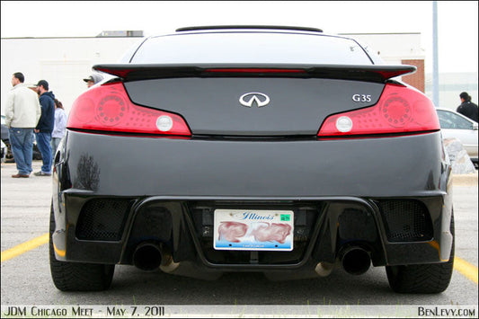 VIS Racing K-Speed Rear Bumper (Fiberglass) - Infiniti G35 Coupe by VIS Racing