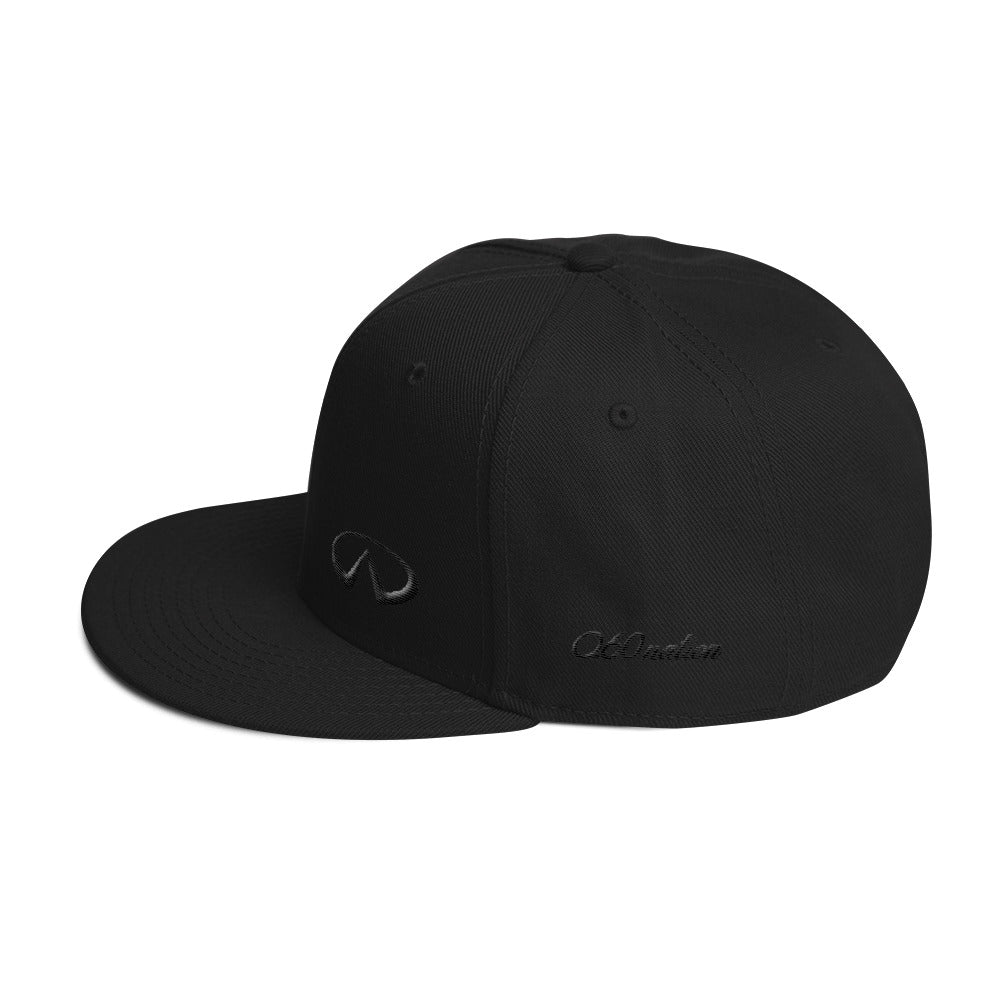 Infiniti Logo "Murdered Out" Snapback Hat